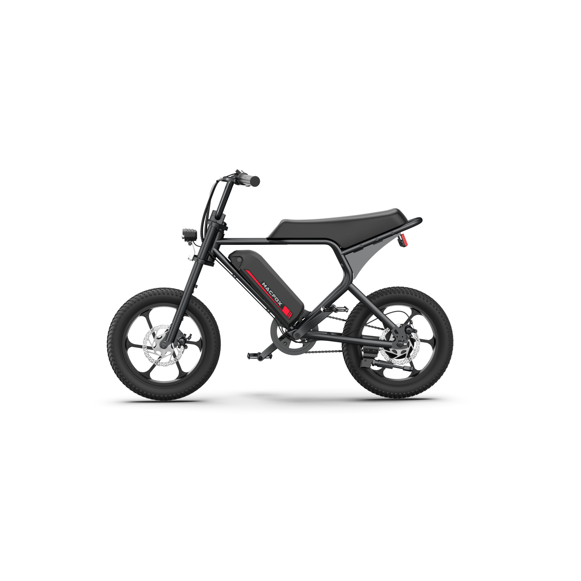 MACFOX, M19 Electric Ebike, Max. Speed 25 MPH, Weight Capacity 220 lb, Model# EL-M19 E Bike